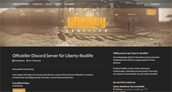 Desktop Screenshot of liberty-reallife.de