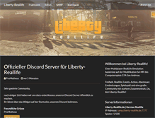 Tablet Screenshot of liberty-reallife.de